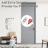 BRITECO Portable Door Lock Anti-Theft Travel Lock for Home Hotel view 5