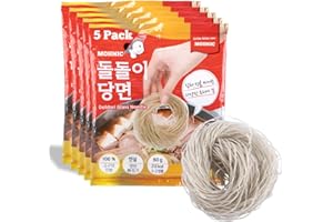 MOHNIC Thin Sweet Potato Glass Noodles | 5 Pack x 2.12 oz each | Korean Food Perfect for Stir Fry, Korean Noodles Japchae, and More | Substitute for Vermicelli, Rice Noodles, Pasta | 당면, 잡채
