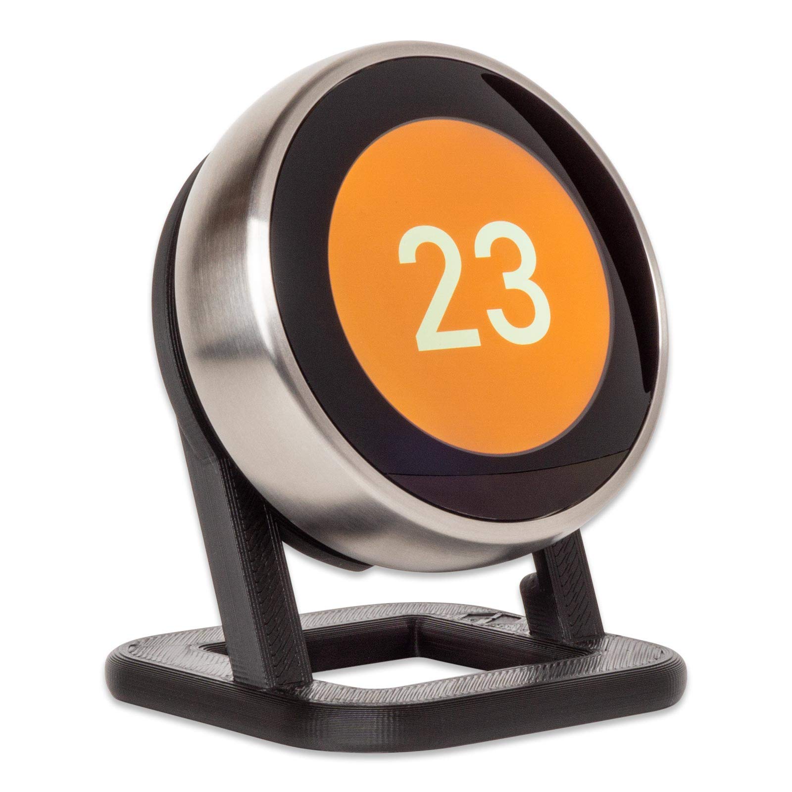 P3D-LAB Stand for Google Nest Thermostat 3rd-gen with Mounting Screws Black - 3 Years Warranty - Made in UK
