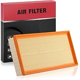 BDFHYK CA11062 Engine Air Filter Compatible with Land Rover Discovery, Range Rover, Range Rover Sport, 2010-2022, Flexible Panel, Replace# AH429610AA