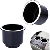 2 PCS Cup Holder Insert, Cupholder Insert for Car, 2.8" to 3.7" Cups Base | Plastic Drop In Cup Holder, Universal Car Seat Cups Holders for Sofa Boat RV Couch Golf Cart Truck