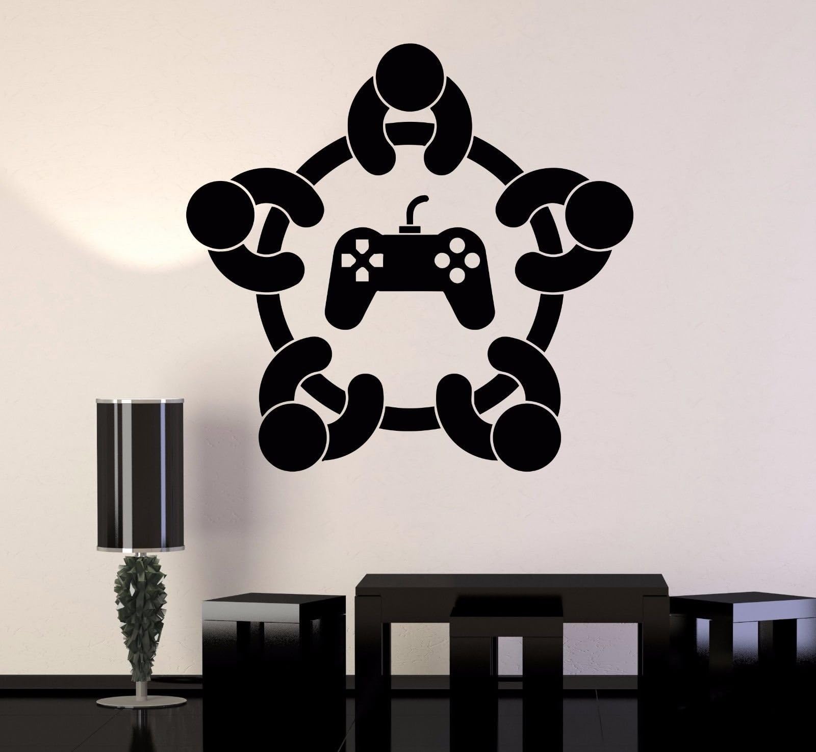 Vinyl Wall Decal Gamer Computer Zone Video Game Gaming Stickers (288ig)