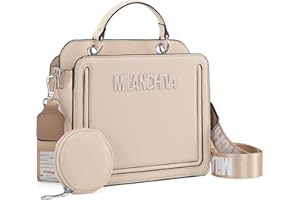 Milan Chiva Quilted Small Tote Bag for Women Top Handle Purse with Coin Purse