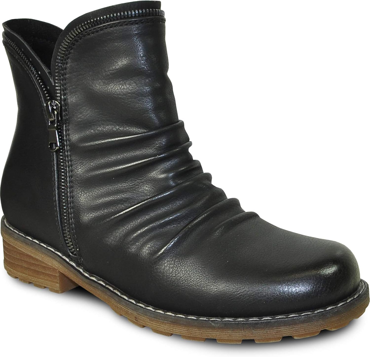 black casual boot