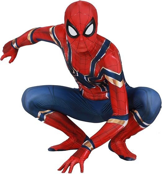 Traje de baño para niños y Adultos superhéroes Zentai Halloween, diseño