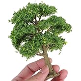 STOBAZA Miniature Trees Artificial Model Trees Sand Table Fake Tree Miniature Plant Tree Figurine for Micro Landscape Diorama Scenery DIY Crafts Garden Ornament
