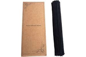 LWH-US 100 PCS Reed Diffuser Sticks,10 Inch Natural Rattan Wood Sticks,Essential Oil Aroma Diffuser Replacements Sticks for A