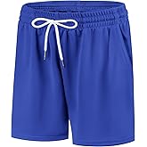 Guicizi Boys Athletic Shorts Mesh Basketball Soccer Shorts Breathable Quick Dry Running Gym Shorts for Youth 6-16 Years