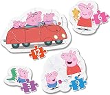Clementoni Peppa Pig My First Puzzles 3 6 9 12 Pieces 2 Years Up view 2