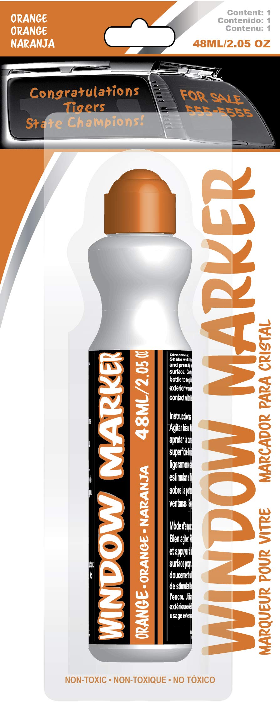 Chroma 000142 Orange Window Markerz - 2.05
