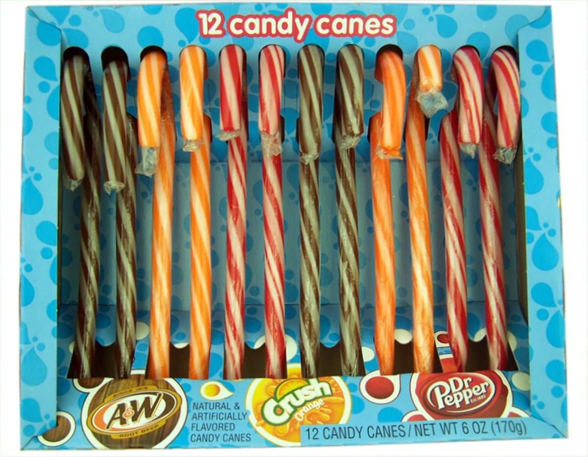 Welch's Assorted Fruit Flavored Christmas Candy Cane, Pack