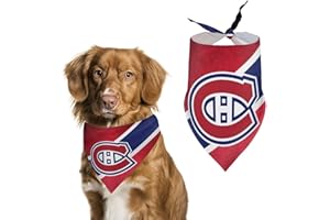 Dog Bandana Montreal Pet Scarf for Small Medium Dogs Pets Daily Use Pet Square Triangle Soft Scarf