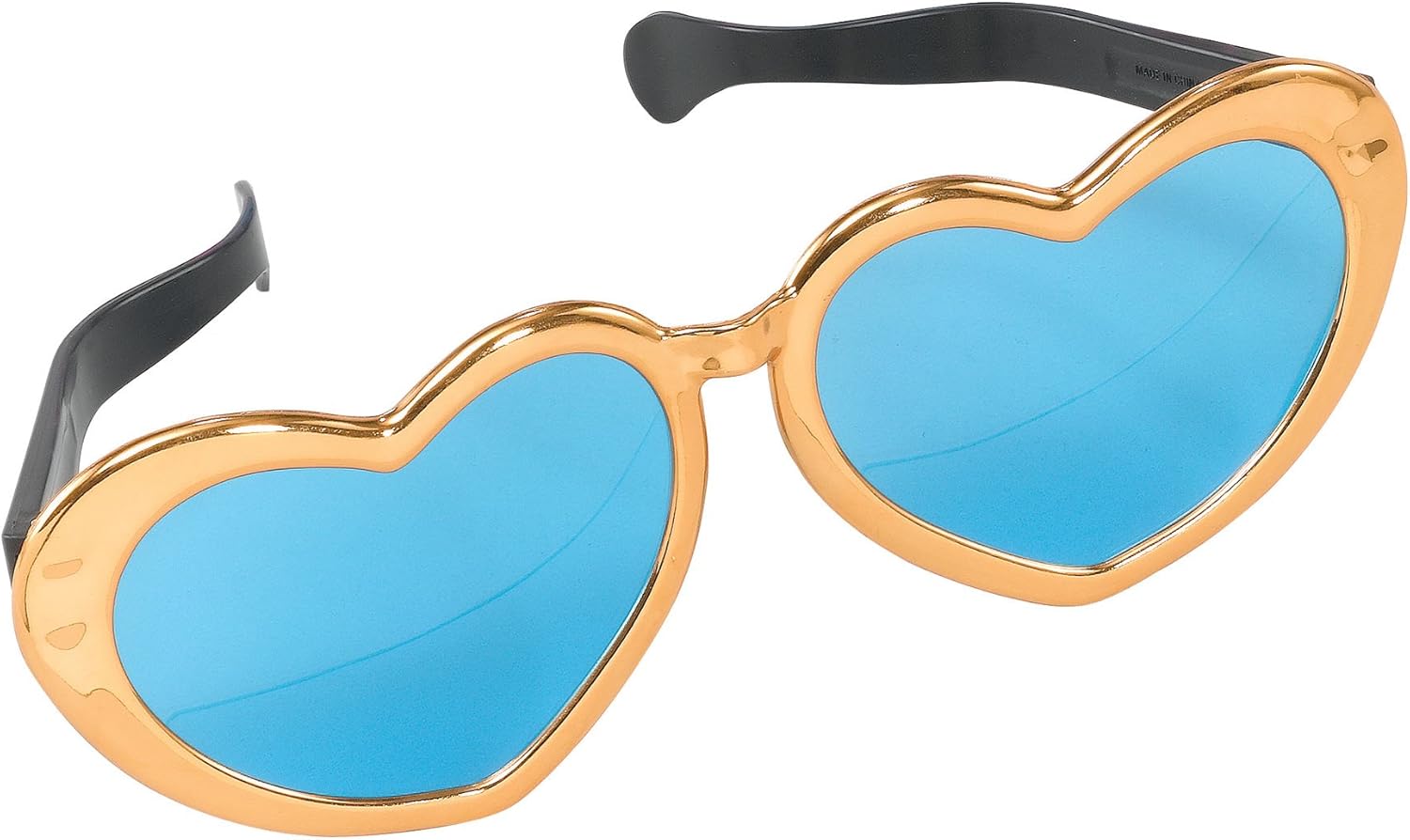 Bristol Novelty GJ339B Jumbo Heart Sunglasses Party Accessory Set