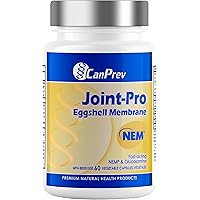 CanPrev Joint-Pro NEM Natural Eggshell Membrane, 60 V-Caps 60 Days Supply - NEM Supplement for Joint Comfort, Flexibility and