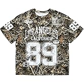 SOLY HUX Boy's Camo T Shirt Number Graphic Tees Short Sleeve Crew Neck Vintage Y2k Jersey Summer Tops