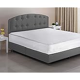 Masirs Zippered Mattress Encasement - Waterproof, Breathable, Noiseless, Machine Washable, Soft Terry Top for Comfortable Night Sleep. (Twin)