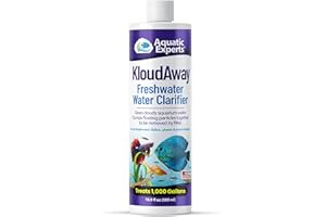 KloudAway Freshwater Aquarium Water Clarifier - Clears Cloudy Water, Water Clarifier for Fish Tank, Made in USA, Aquatic Experts, (500 ml)