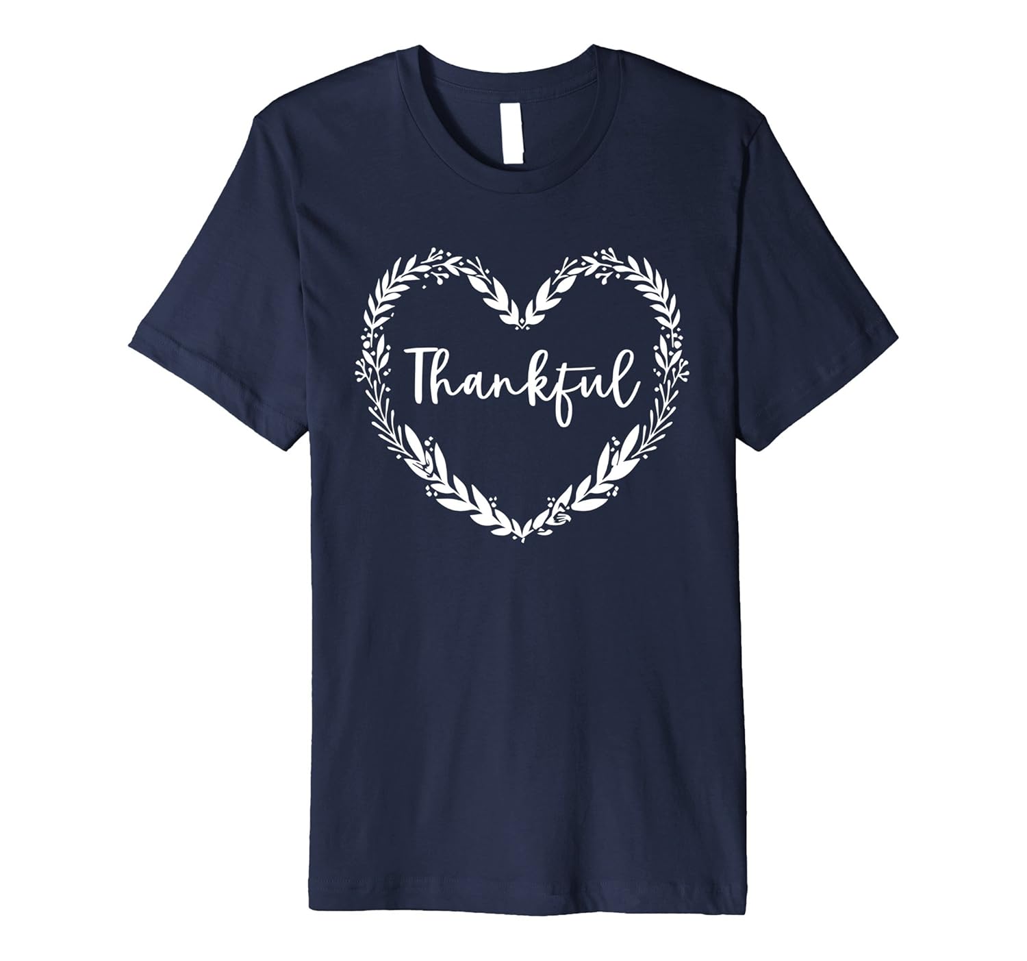 Thankful Heart T-Shirt Thanksgiving Day Tee-Rose