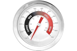 WAITCOOK 3 inch Upgraded Temperature Gauge Kit Replacement for Masterbuilt 560/800/1050XL Gravity Series Digital Charcoal Grill + Smokers