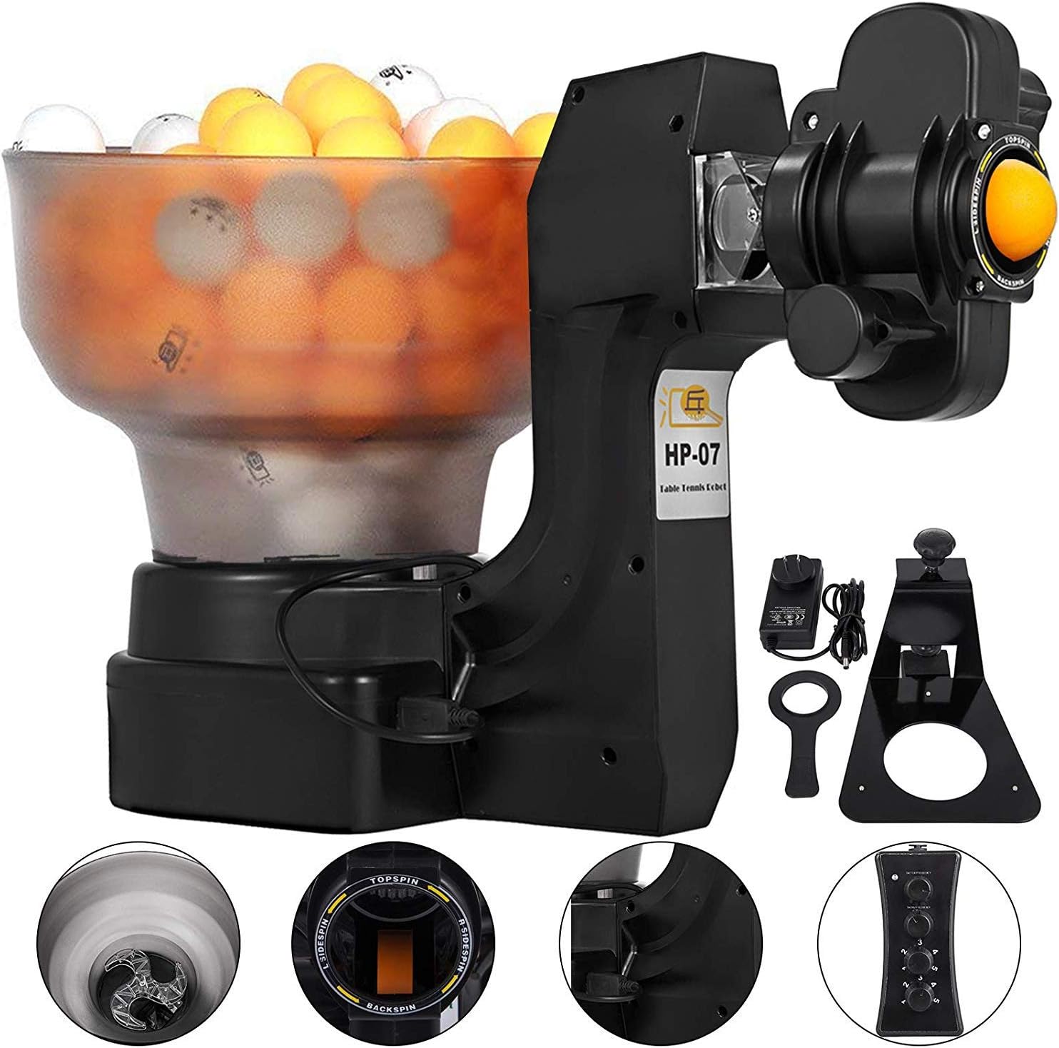 GDAE10 Table Tennis Robot, Automatic Ping Pong Ball Machine for Training Ball Switch Automatic Ball Machine for Training 36W (US Stock) : Sports & Outdoors