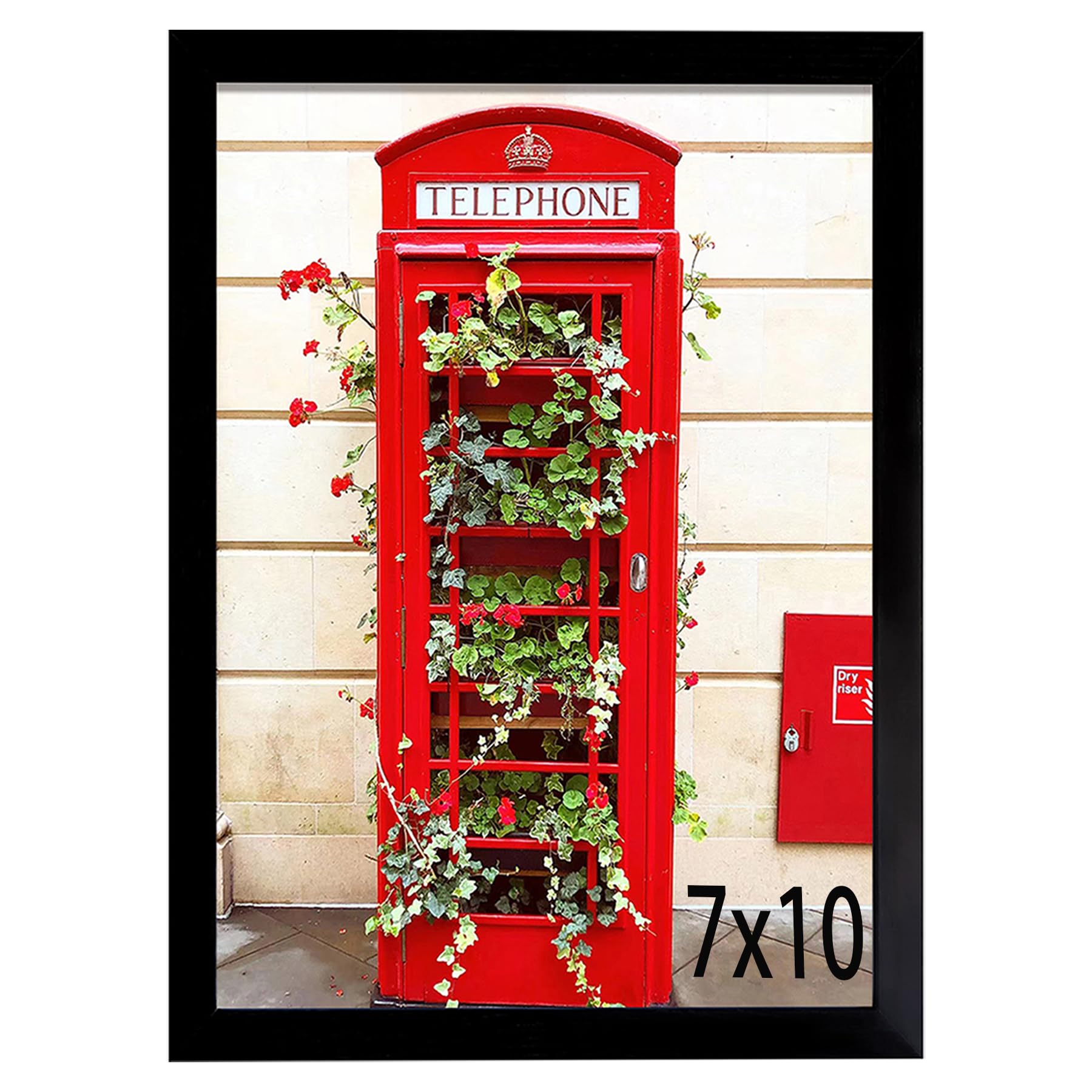 Photo 1 of SESEAT 7x10 Picture Frame Black, Photo Frames for Desk or Wall Gallery Display, 1 Pack