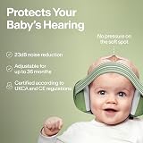 Alpine Muffy Baby Ear Defender 12-36 Months CE UKCA Green view 2