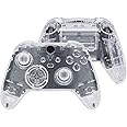 eXtremeRate Full Set Shell Buttons for Xbox Series X & S Controller, Clear Replacement Accessories Side Rails Grips Front Back Plate Cover for Xbox Core Wireless Controller [Controller Excluded]