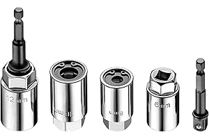 kauplus 4 PCS Metric Stud Remover and Installer Set- 3/8-inch 6MM, 8MM, 1/2-inch 10MM, 12MM