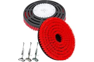 VANCLEARIDEA 2 Pack Upgraded Replacement Pads for Shark Steam Mop - Advanced Scrubbing Brush Heads with Microfiber Surface | Deep Cleans Grout & Removes Stubborn Stains | Fits S7000/S8201/S8001/S7201 Models