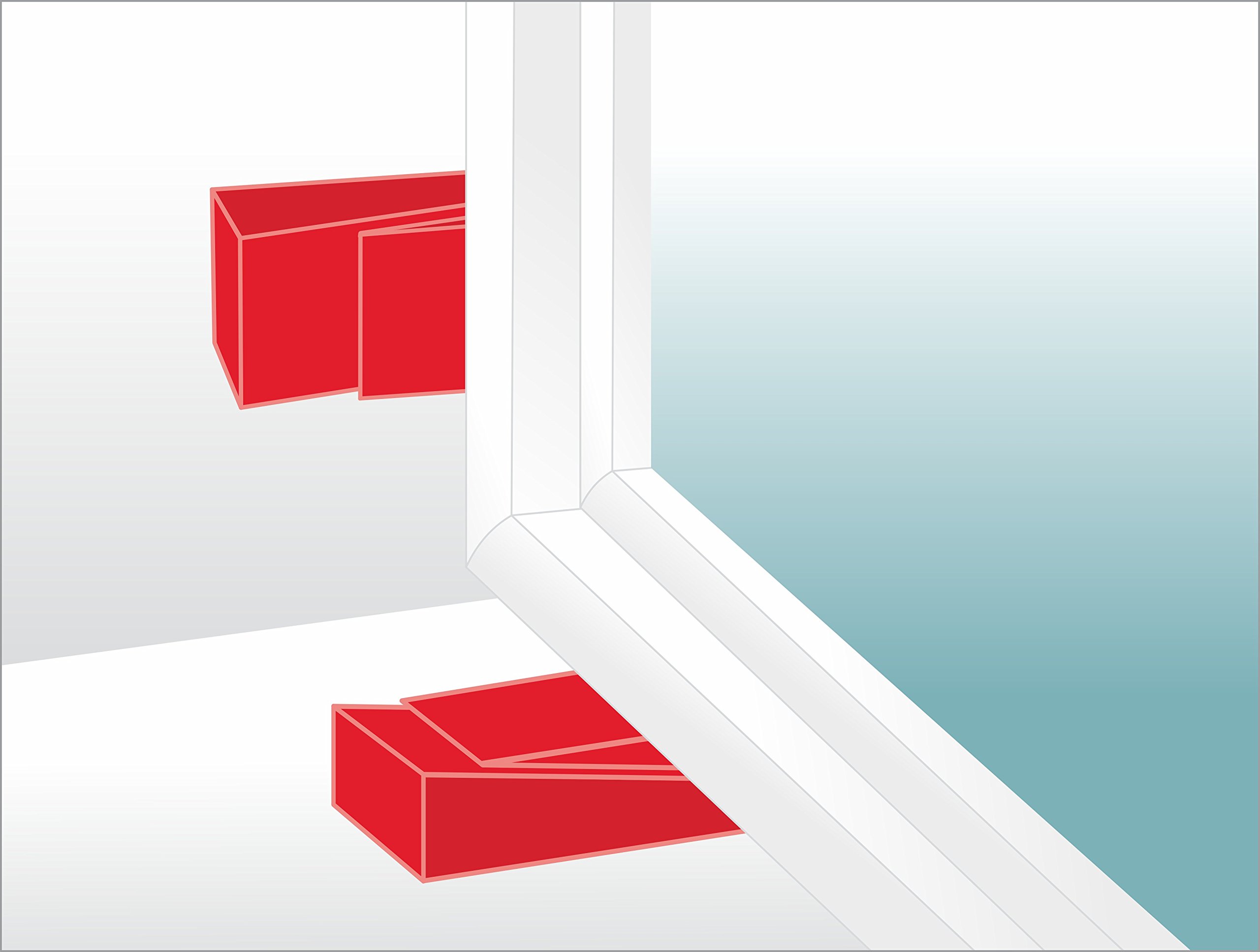 Plastic Wedge For Using as Door Wedges, Window Wedges, Flooring