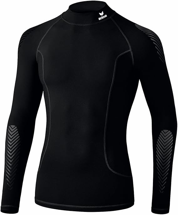 Erima Unisex-Erwachsene Elemental Longsleeve mit Stehkragen Funktionswäsche