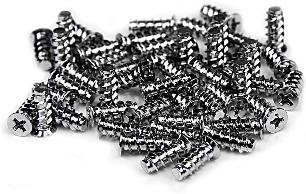 StarTech Case Fan Mounting Screws 0.4 inch Pack of 50 Silver FANSCREW