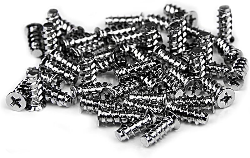 StarTech Case Fan Mounting Screws 0.4 inch Pack of 50 Silver FANSCREW