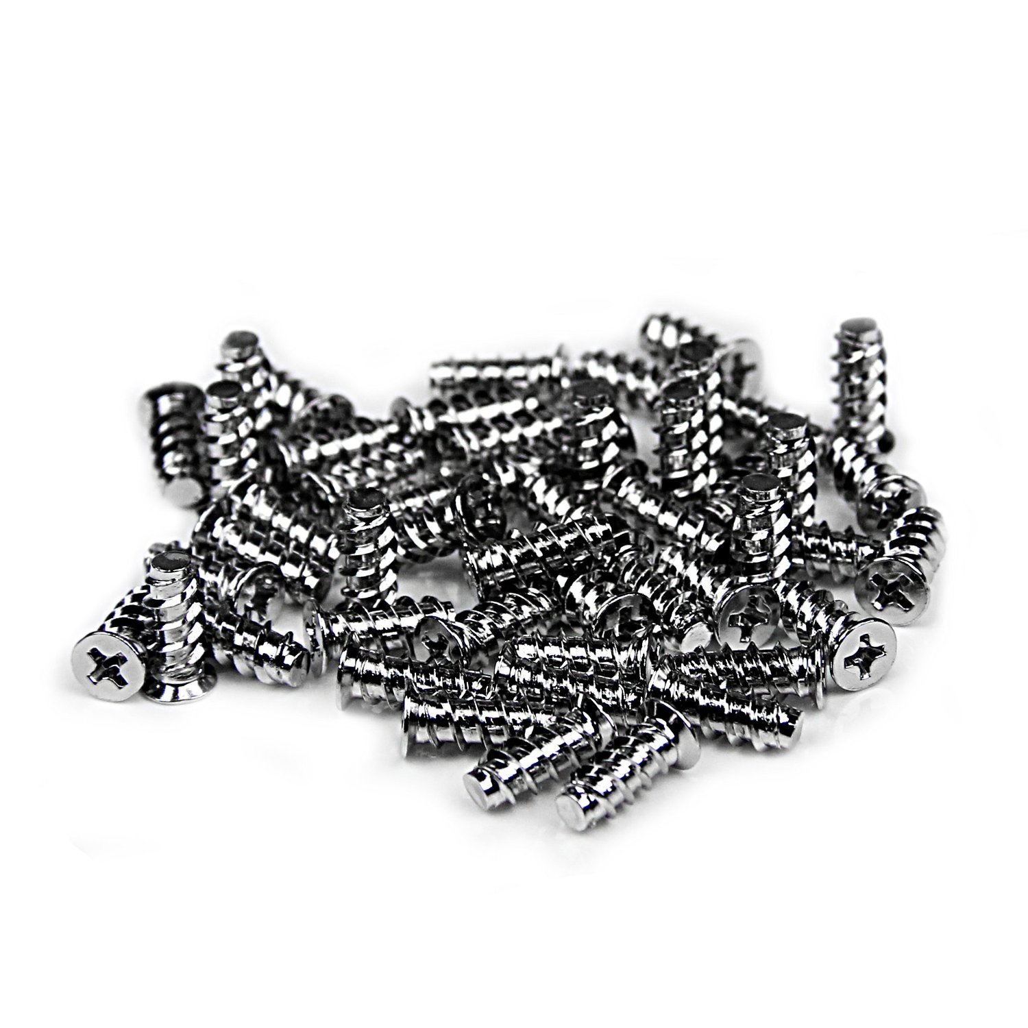 StarTech.com Screws for Case Fan Mounting - Screw kit - 0.4 in (pack of 50) (FANSCREW), Silver