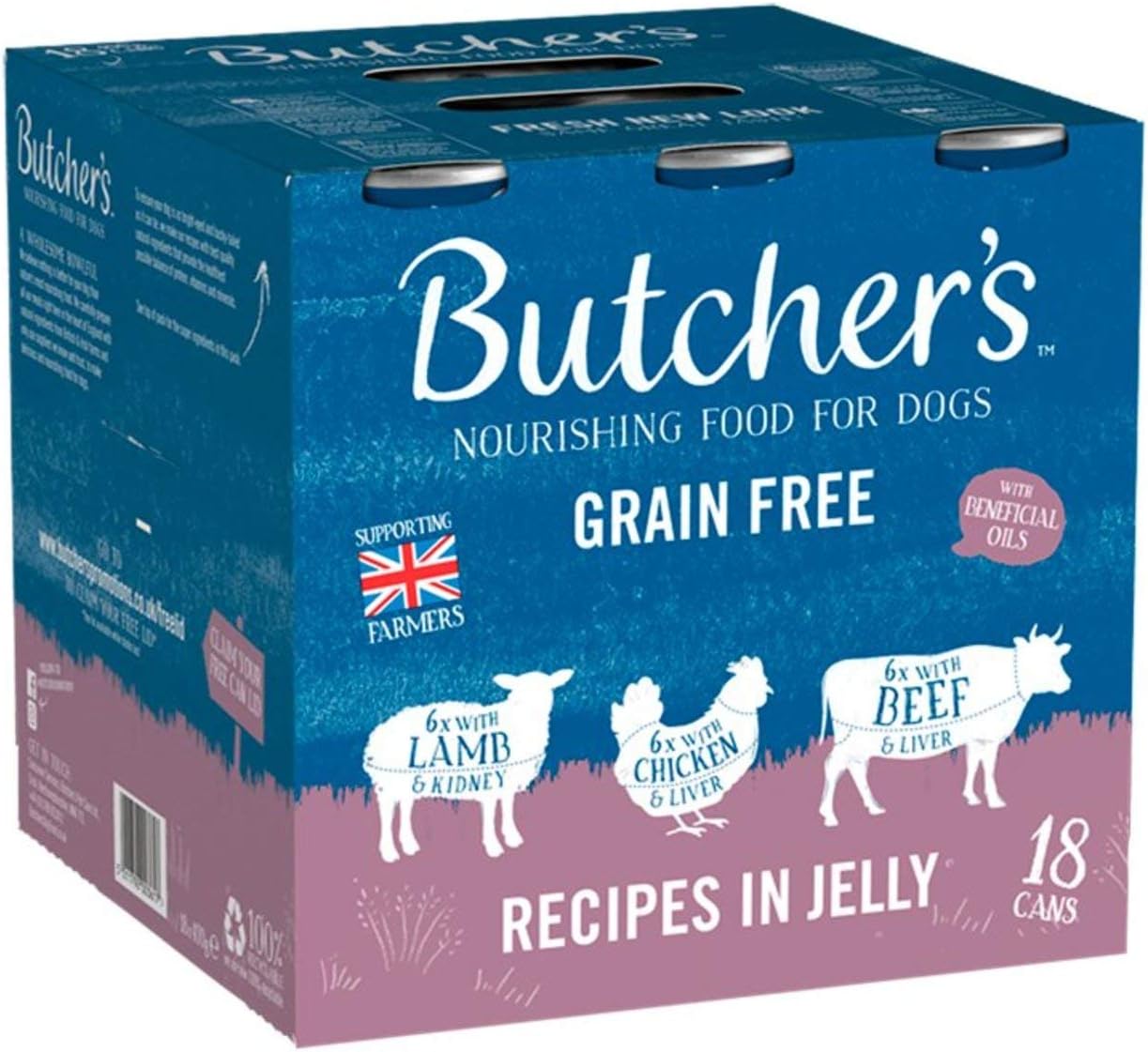 butchers dog food in jelly