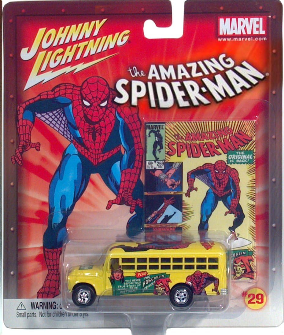 spiderman bus toy