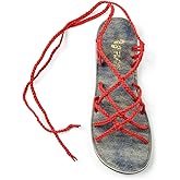 Plaka Flat Gladiator Sandals for Women Sahara