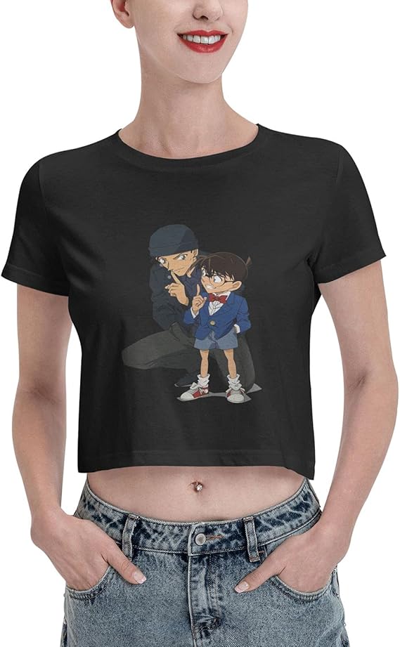 Amazon Co Jp 今年最も人気のあるハーフスリーブ 名探偵コナン Tシャツインナーシャツ おしゃれティーシャツ メンズファッション Uネック 半袖 夏服 ギフト 誕生日プレゼント 服 ファッション小物