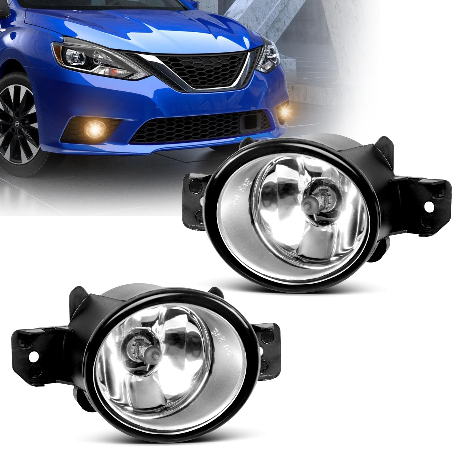 PHINLION H8 H11 LED Fog Light Bulb Or DRL, 3200 Lumens Super Bright 6000K Xenon White, Non - Foto 4