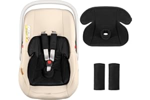 WINGHENLEE Baby Piddle Pad Car Seat Liner, Potty Training Seat Protector, Waterproof Soft Potty Training Cover for Carseat, Stroller, Highchair, Toilet Training for Infant Newborn, Anti-Slip Backing, Black