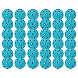 Spunspon 36 Pack Pickleball Balls, 40 Holes Outdoor