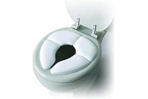 Portable Potty Seat w/Washable Carry Bag for Kids - Perfect for Travel - Folds & Padded for Soft Cushion - Reusable Toilet Pottie Training Seats - Toddler Child Baby - Mommy's Helper Cushie Traveler