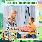 Vicloon Wooden Magnetic Fishing Bead Toy 19pc Montessori Kids 3+ view 8