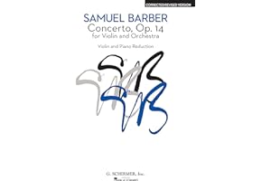 Samuel Barber - Violin Concerto Op. 14 Corrected and Revised Edition | Violin/Piano Orchestra Reduction Sheet Music for Advan