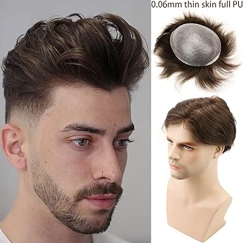 Amazon Com Rossy Nancy European Virgin Human Hairpiece For Men S