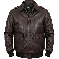 Desired Jackets Mens G-1 Fur Collar US Navy Flight Distressed