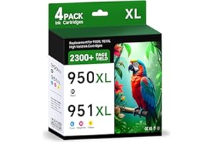 950XL 951XL Printer Ink Cartridges for HP Printers 8600 8100 8625 251dw 271DW 276DW Series, 951 XL 950 XL High Pages Yield 4-