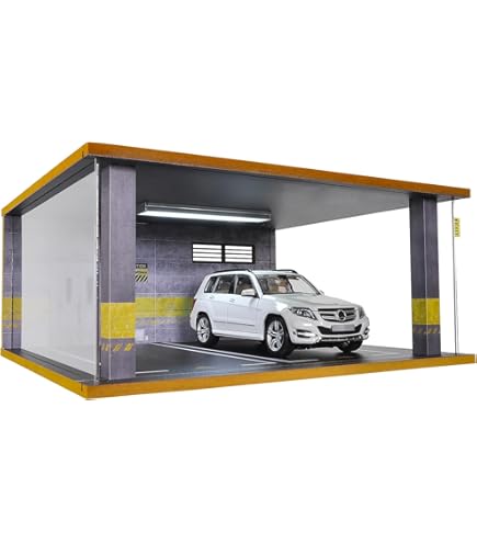 Amazon.com: 1/18 Scale Model Car Display Case - 1:18 Car Garage