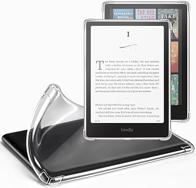TQQ Clear Case for 7 inch Kindle Paperwhite 2024 Colorsoft Signature Edition