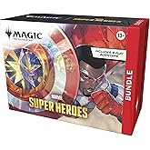 Magic: The Gathering | Marvel Super Heroes Bundle | Includes 9 Play Boosters, 30 Lands, 1 Foil Alt-Art Promo Card + Exclusive Accessories | Collectible Trading Card Game